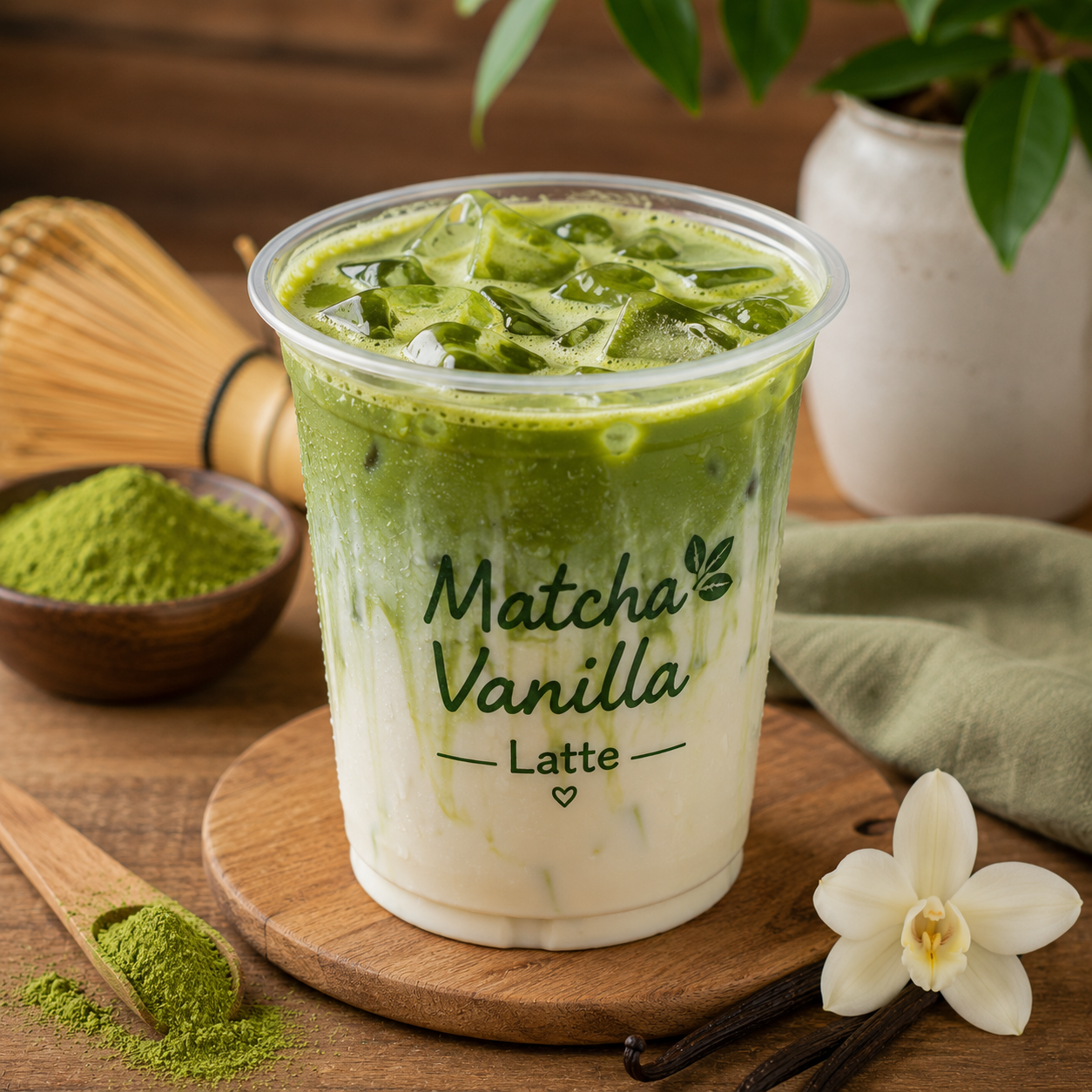 Matcha Vanilla Latte dari Kedai Kopi Bersahaja